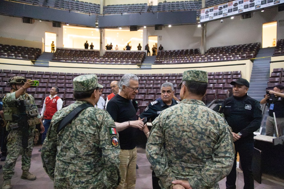 El presidente del Patronato de la Feria Nacional de San Marcos, José Ángel González Serna, participó en un recorrido por el perímetro ferial para afinar las estrategias de seguridad rumbo a la FNSM 2026.